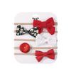 5Pcs Baby Bows Lace Flower Headband Print Nylon Cotton Hair Bands for Girls Children Newborn Toddler Soft Hair Accessories