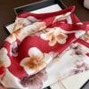 Women 70*70cm Square Silk Scarf Luxury Fashion Kerchief Soft Hairband Neckerchief Headband Foulard Ribbon Tie Bag Bandanna