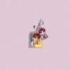 7pcs BTS Character + Cartoon Double Keychain, Laser-framed Pendant, Celebrity Merchandise Support Charm, ARMY Exclusive Merchandise
