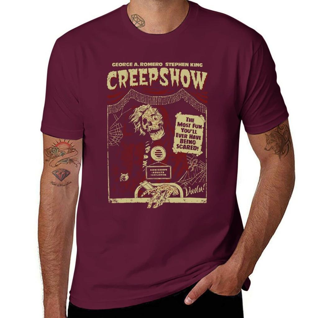Creepshow Tshirt quickdrying graphics summer clothes oversized mens funny t shirts