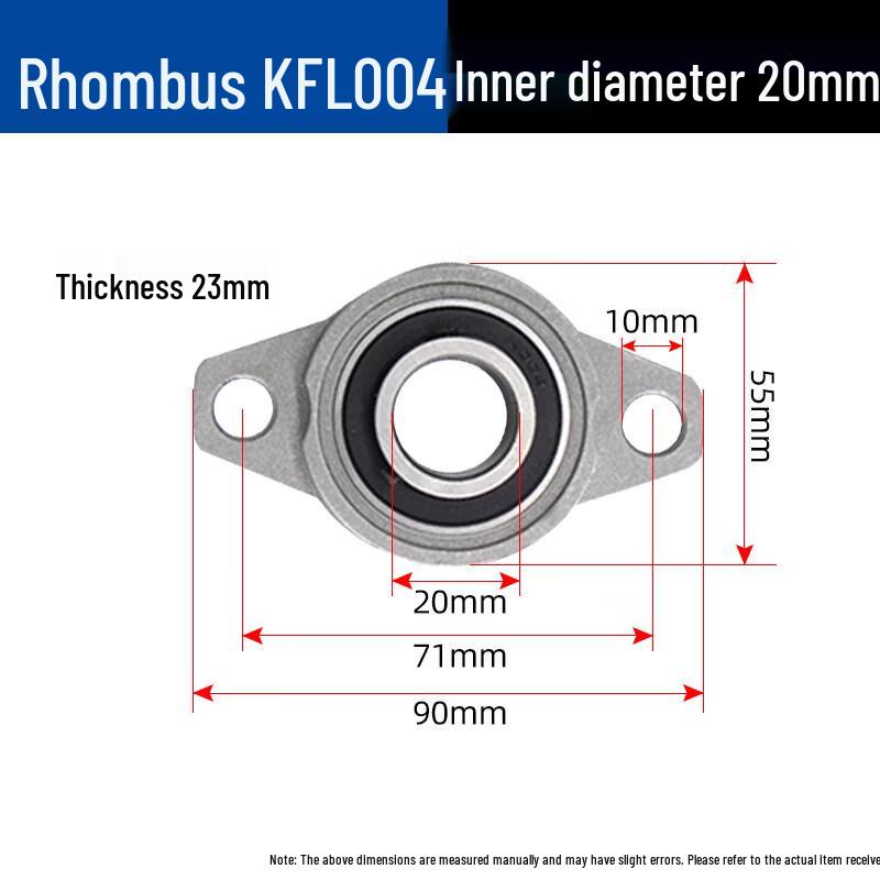

KFL004 Plastic Rhombic Mounted Bearing