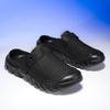 Summer Mens Casual Shoes Mesh Breathable Half Slippers Fashion Walking Sneakers Handmade Male Sandals Lightweight Non-slip Clogs