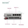 Guangyu Xingzhou 2-kanałowy telefon + 4-portowy światłowodowy multiplekser Ethernet 100M