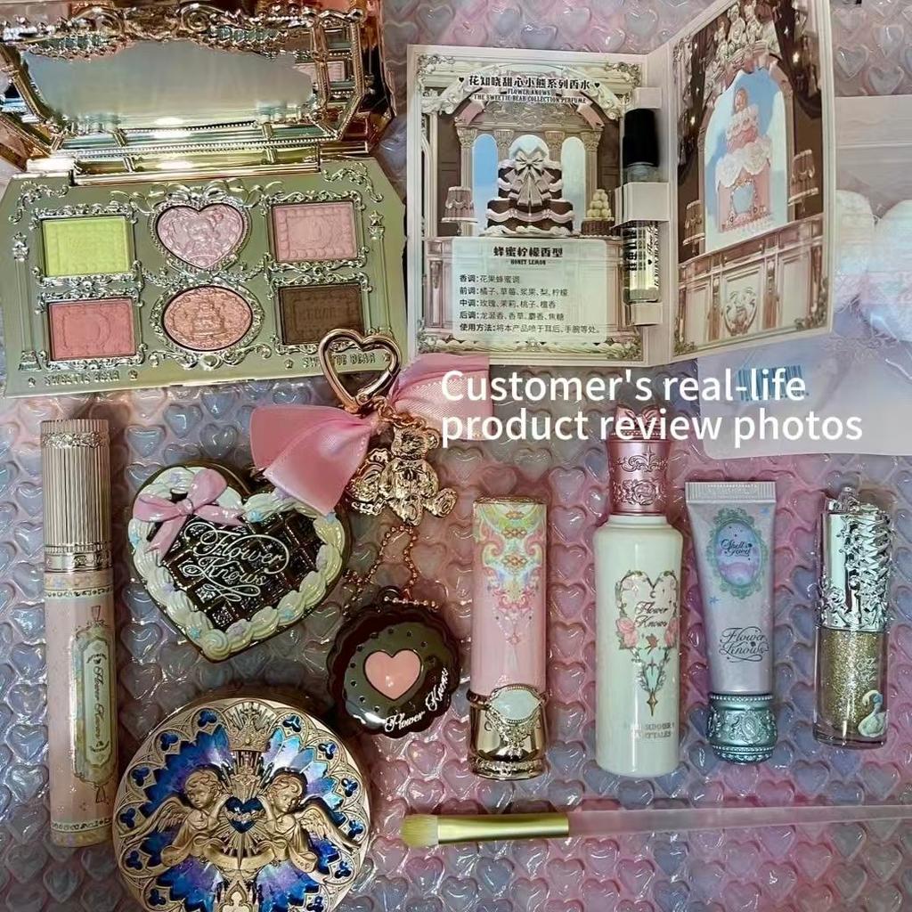 Flower Knows Komplettes Make-up-Set – Lidschatten, Rouge, Lipgloss, Überraschungs-Geschenkbox – Damen-Geschenkset PLUS Edition (Mindestens 4 Stück)