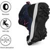 LARGERED Women's Waterproof Lightweight Trekking Hiking Boots Non-Slip Breathable Outdoor Shoes Winter Size 37-42 EU