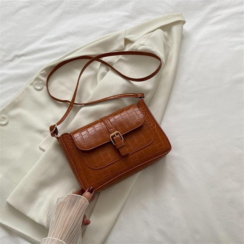 Bag Women's New Fashion Retro Small Square Bag Niche Texture Versatile Shoulder Bag Messenger Bag Trend