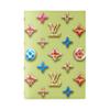 3D Effect Colorful Playful Style Coated Canvas Passport Holder Men Accessories Pistachio-Green M28039