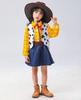 [SCLYX] Woody Cosplay for Girls, Cute Halloween Costume for Girls, Perfect for Preschool, Halloween, or Events, #23065 (Girls, Height 130cm)