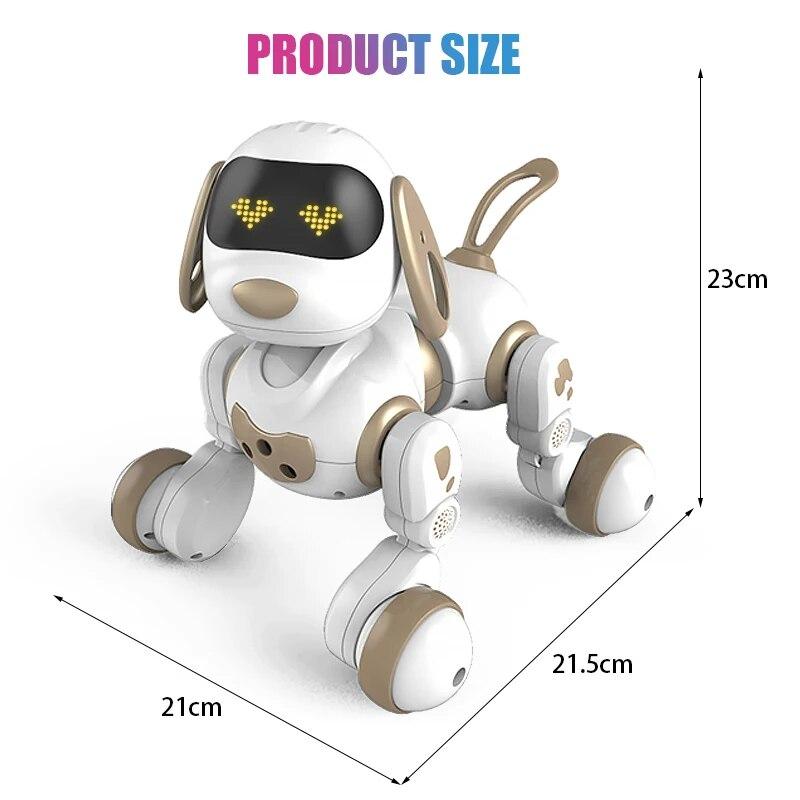 2024 Nová dětská vzdělávací hračka RC robot Elektrický chytrý mazlíček pes LED světlo Snímání gest Dialog Zpěv Tančící robot Pet Pes