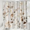 1pz Tenda da Doccia per Bagno, Decorazione Fai da Te per la Casa, Tenda da Doccia Festival Autunnale Dipinta, Include 12 Ganci, 180*180cm Bagno