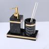 Light Luxury Lotion Dispenser Bottles Resin Liquid Soap Container Hand Sanitizer Holder  Kitchen