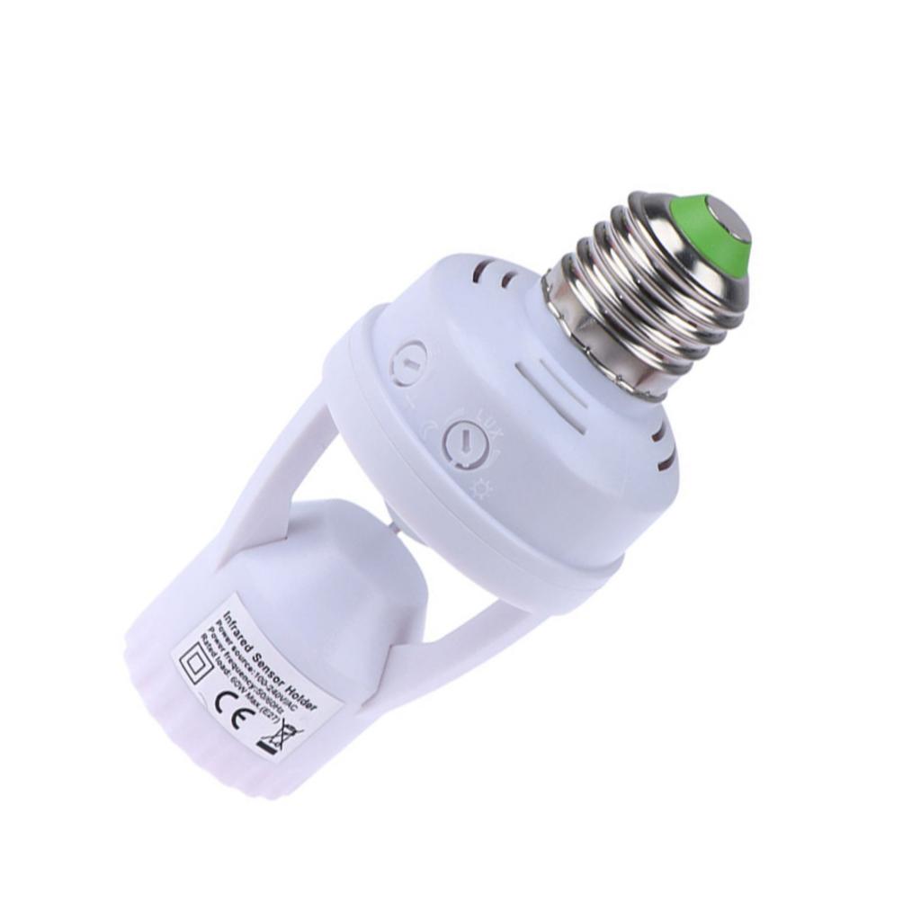 Motions Sensors Lamp Head Base E27 Switches Bulb Holder Socket Adapter Converters Human Induction Body Sensors