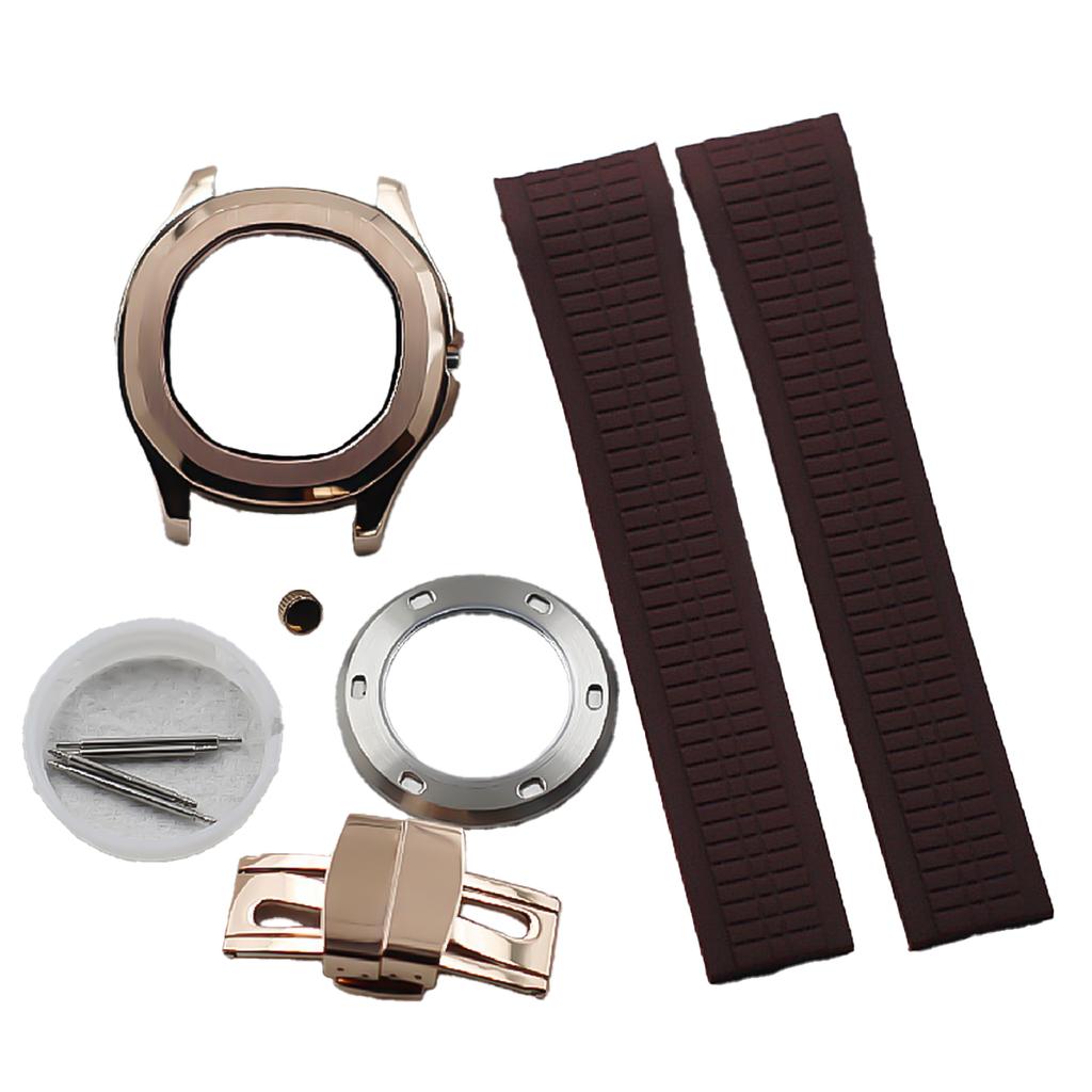 New 44mm NH35NH36 Movement Stainless Steel Waterproof Case Sapphire Watch Case For Nautilus AQUANAUT 32MM Dial Parts Accessories