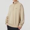Skechers Colorful Casual Series Letter Pullover Half-Zip Sweatshirt Men Sweatshirt Light-Brown L323M019-01GA