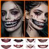 Fake Halloween Tattoo Sticker Scary Bloodiness Temporary Scar Stickers  Haunted House