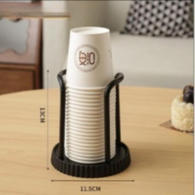 2Pcs Thicken Durable Disposable Cup Display Shelf Home Storage Rack for Home Dining Room Paper Cup Holder Dispenser