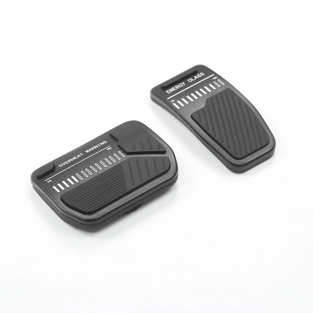 Für Tesla Model 3/Y/3+/Y Juniper 2017-2025 Pedalabdeckung Aluminiumlegierung Fußpedalauflagen Gaspedal Bremsipedale Abdeckung
