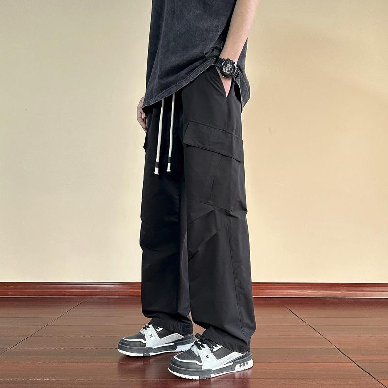 

The Pendant Design, Large Pocket, Good Shape, Trendy and Stylish, Unisplendour, Comfortable Korean-style Bathroom for Both Men and Women 4XL чорний