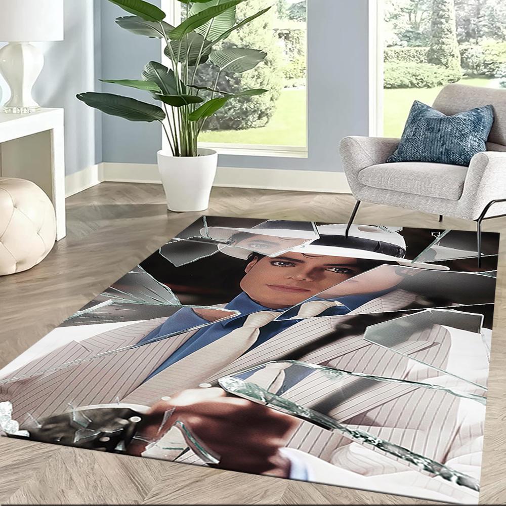 Michael Jackson 102 Floor Mat Suitable for Study room Dormitory Living Rooms Game Room Antislip Carpet Decorate Offices Perfect Gift for Women/Men