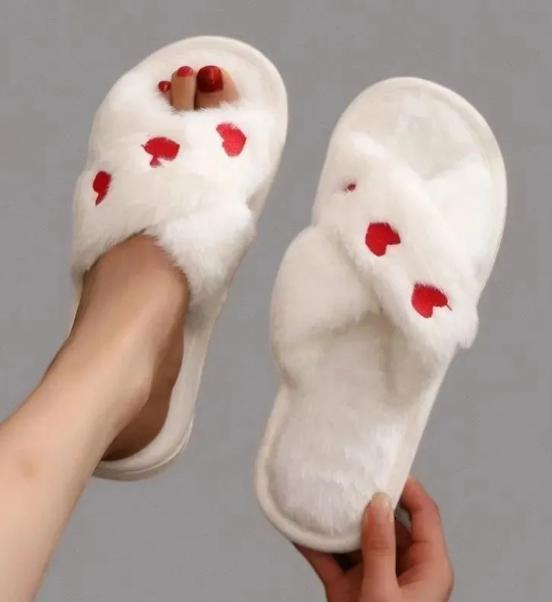 

Women s Warm Indoor Fashionable Cotton Slippers 36 белый