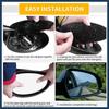 for Toyota Yaris 2006-2012 for Scion XD 2008-2014 Car Rearview Passenger Right Side Non-Heated Mirror Glass with Backing Plate 879080D210