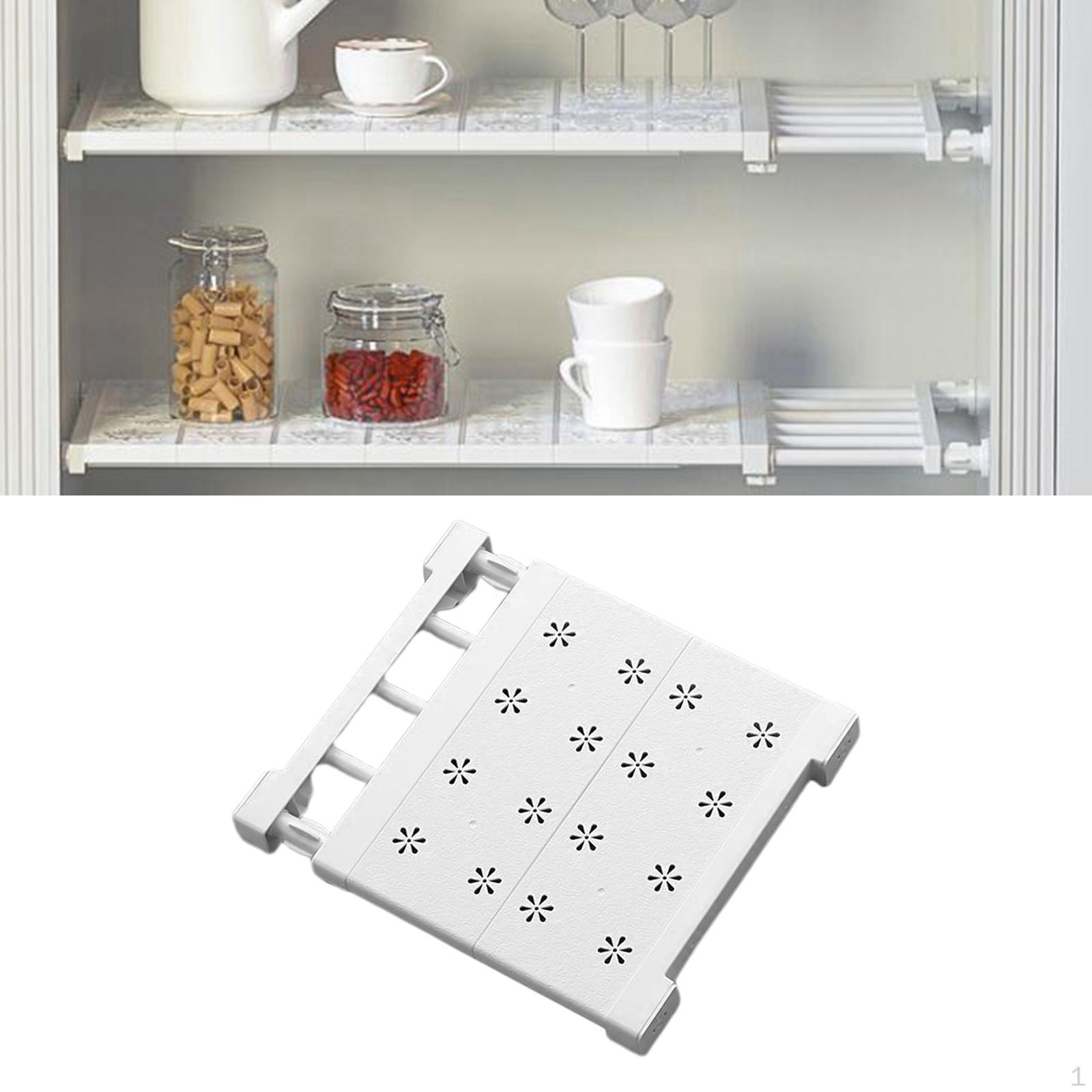 

Регулируемая полка для хранения органайзера, 1 шт., выдвижная L: 30-45cm W