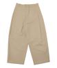 TEN PAST SEVEN Pleated Cotton Pants - Beige
