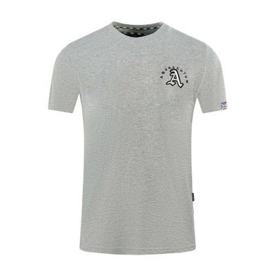 Aquascutum Herren London T-Shirt mit gesticktem Logo