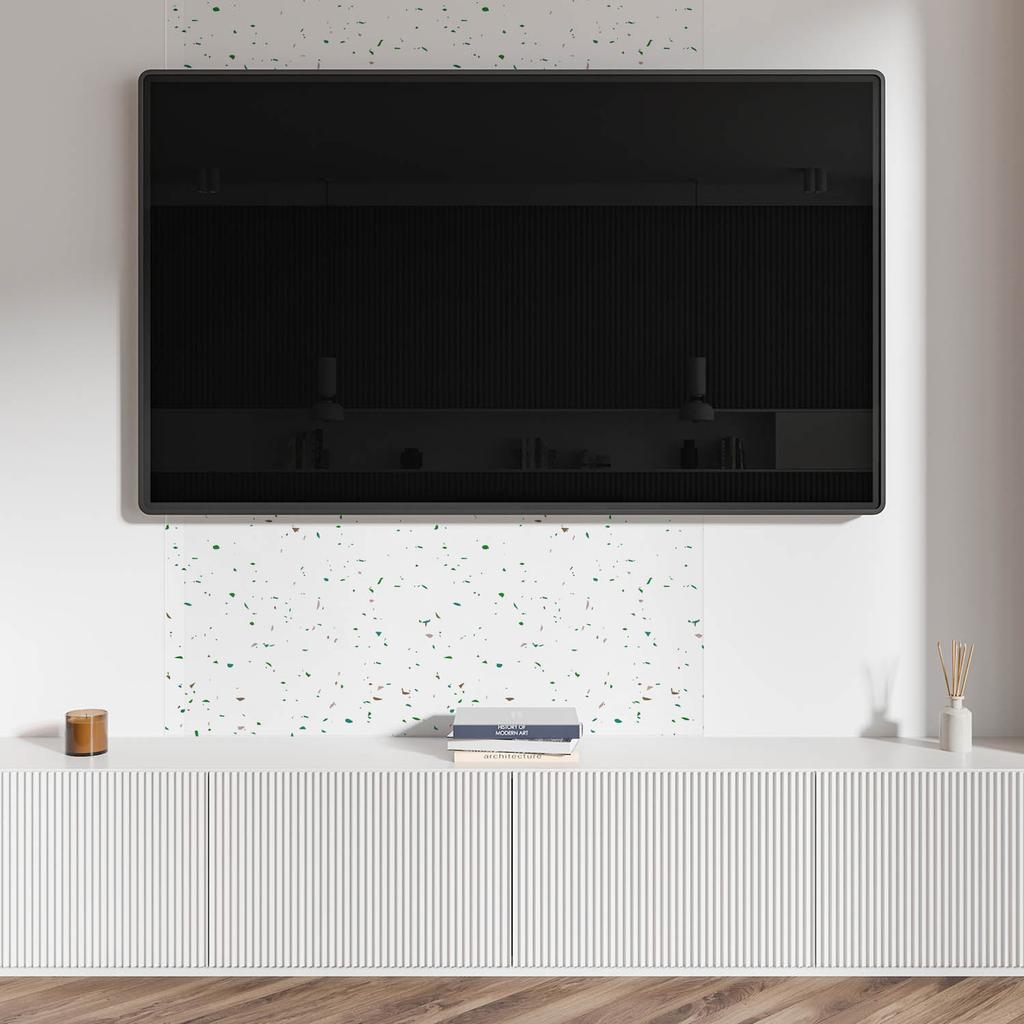 Naklejany Panel Winylowy Do Przedpokoju 100X50 Cm Abstrakcyjny Wzór Z Plamkami