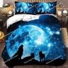 3D Animal Printed Duvet Cover Set Bedclothes Owl Pattern Bedding Set Quilt Cover With Pillowcases Queen King Size Bedroom Decor