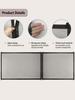1pc-Pet Fence, Isolation Barrier, Convenient Foldable with Zipper - Safe, Tear Resistant, Staircase Protective Net, Black