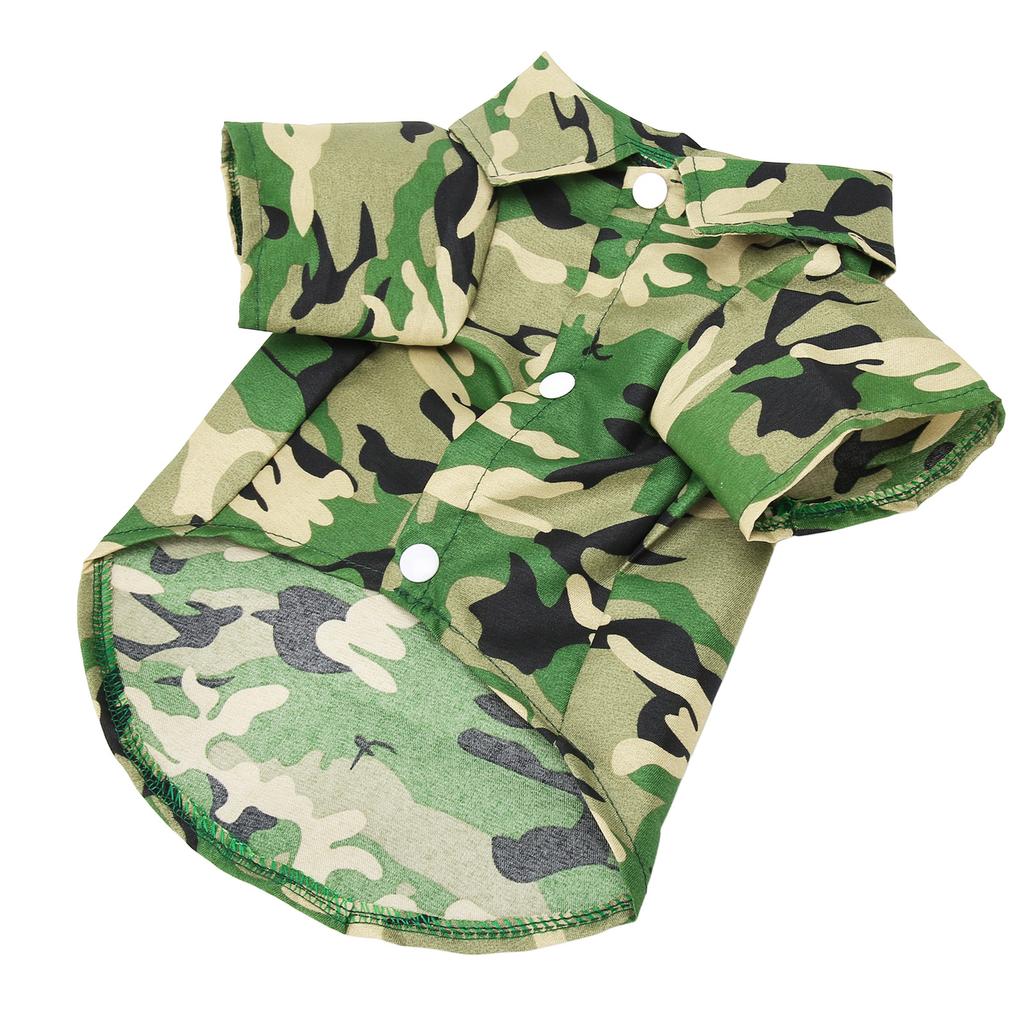 Dog Shirts Summer Stylish Camouflage Breathable Cool Pet Summer T Shirts for Small Medium Boy Girl