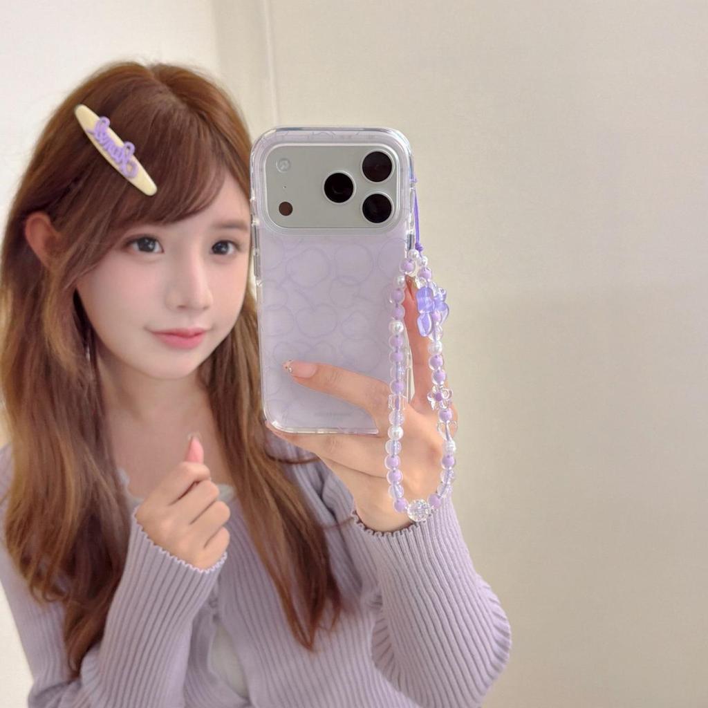 Purple Apple Phone Case for iPhone 13/14/15/16ProMax/17Pro - Women's Edition