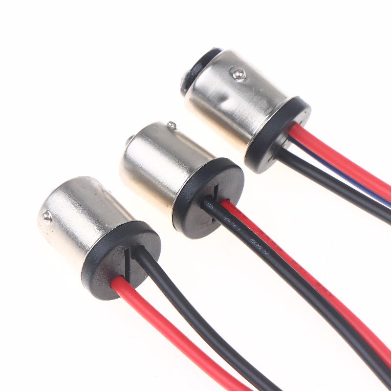 2Pcs Auto Lamp Socket For 1156 1157 Car Led Turn Signal Light Male Base Plug Connector Car Led Lamp Adapter