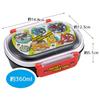 Skater Bento Box 360ml Pokemon 23 Antibacterial for Children Made in Japan QAF2BAAG-A