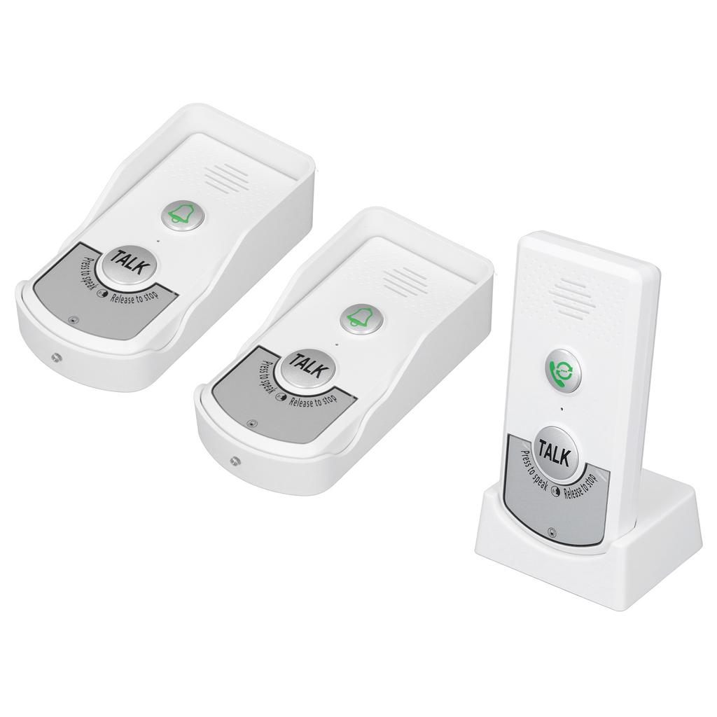 Wireless Voice Intercom Doorbell 410 To 490MHz IP54 Waterproof 1000m Distance Home Doorbell