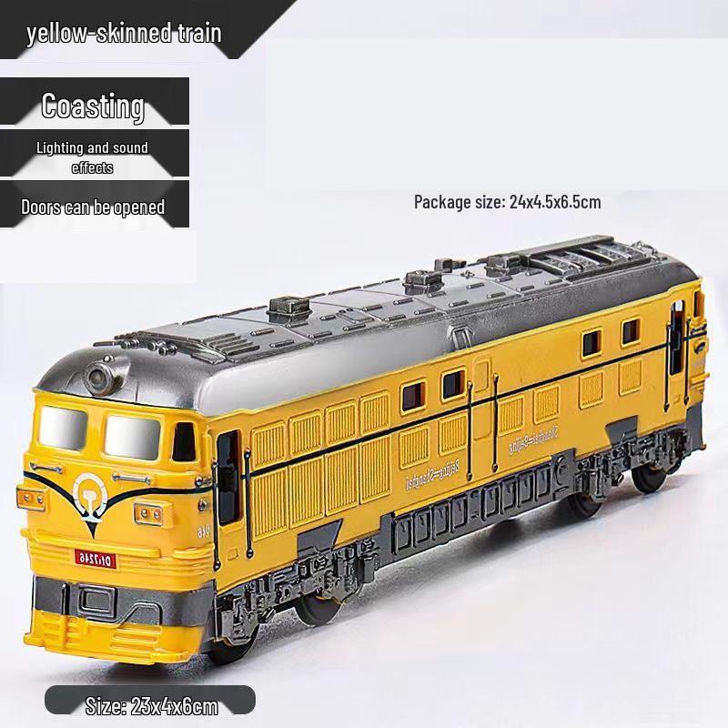 

Игрушечный зеленый поезд Fuxing Hao с инерцией, звуком и светом - Идеальный подарок для мальчиков