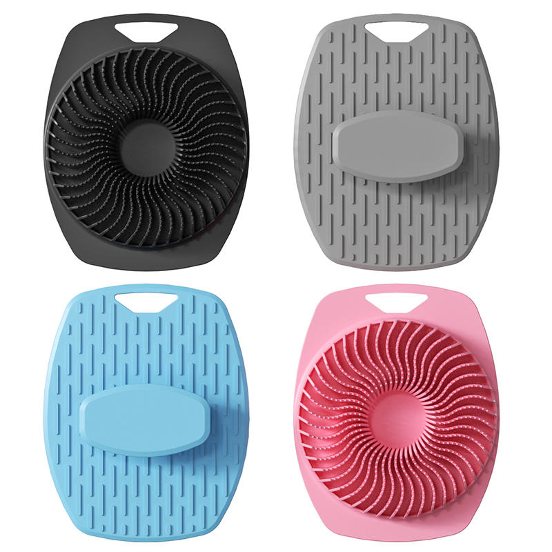 1Pc Colorful Soft Silicone Exfoliating Brushes Back Brush Body Home Cleaning Massage Bath Scrubber Shower Clean Use