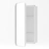 Stylish Rectangle Mirror Cabinet, Recessed Medicine Cabinet, Metal Framed, Adjustable Shelves, Storage for Bathroom, Living Room and Bedroom, White