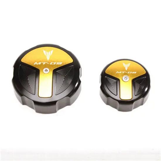 Motorcycle Newest Rear & Front Fluid Reservoir Cap For Yamaha MT09 MT-09 SP TRACER 9/GT  2022 Brake Cylinder Cover