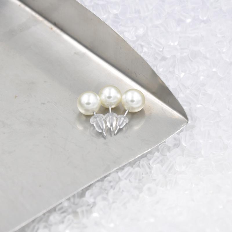 Transparent Hypoallergenic Plastic Ear Plug Stoppers, 1000pcs/box