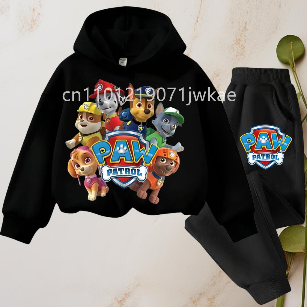 TZWY2026 Spring Autumn Children's Clothing Set Boys Thin Sweatshirt and Sweatpant Two Piece Suit PAW Patrol Kids Tracksuit Sweatsuit