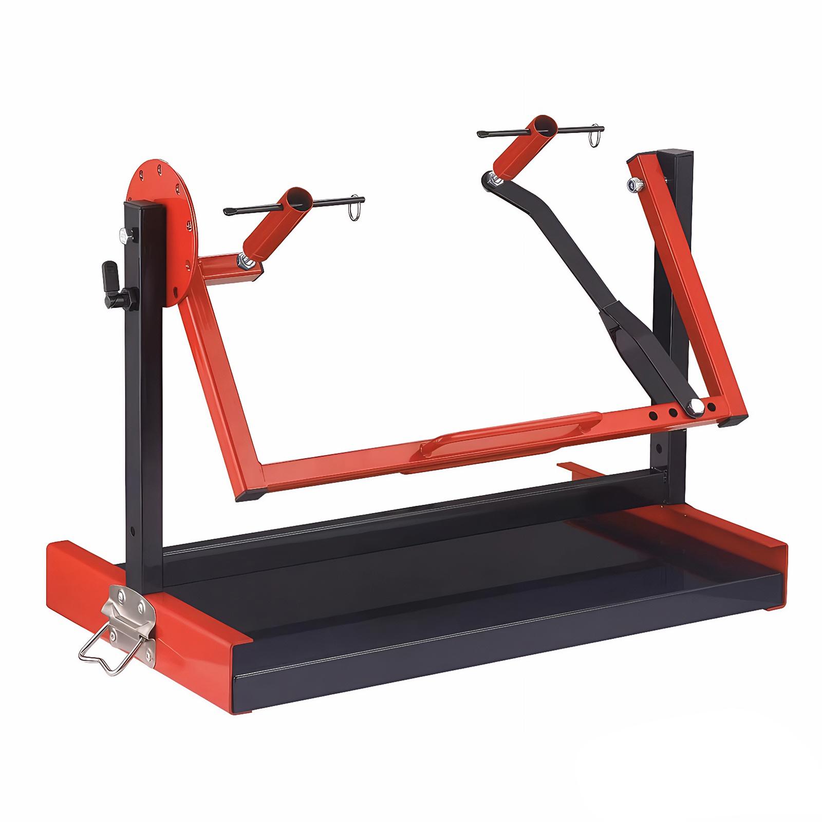 

Вращающаяся стойка для двигателя питбайка Простая сборка Стойка для двигателя мотоцикла Регулируемая для вертикальных одноцилиндровых 2-тактных или 4-тактных чёрный