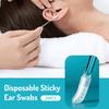 Disposable Sticky Ear Swabs Pick Reusable Ear Cleaner Soft Silicone Ear Wax Removal Tool Earwax Remover For Olders Adult Kid
