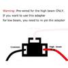 H4 To 9005 High Beam Adapters Connectors For Headlight Driving Lights Conversion