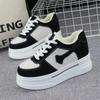 Fashion 8cm Fashion Women's Vulcanize Shoes Winter New Arrival Plus Velvet Thick-soled Heightening Casual Shoes Platform Sneakers