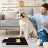 Hunde-Kratzbrett für Nägel mit eingebauter Leckerli-Box Holz Welpen Nagel Schleifpad Hunde Nagelfeilenbrett Schleifpapierbrett Kratzer