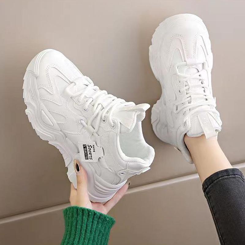 Dad Shoes Женская новая весенне-осенняя женская обувь Ins Модные универсальные кроссовки — фото 4