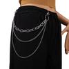 Personalized Versatile Trouser Chain Ring Decoration, Simple Multi-layer Fringed Geometric Chain Waist Chain