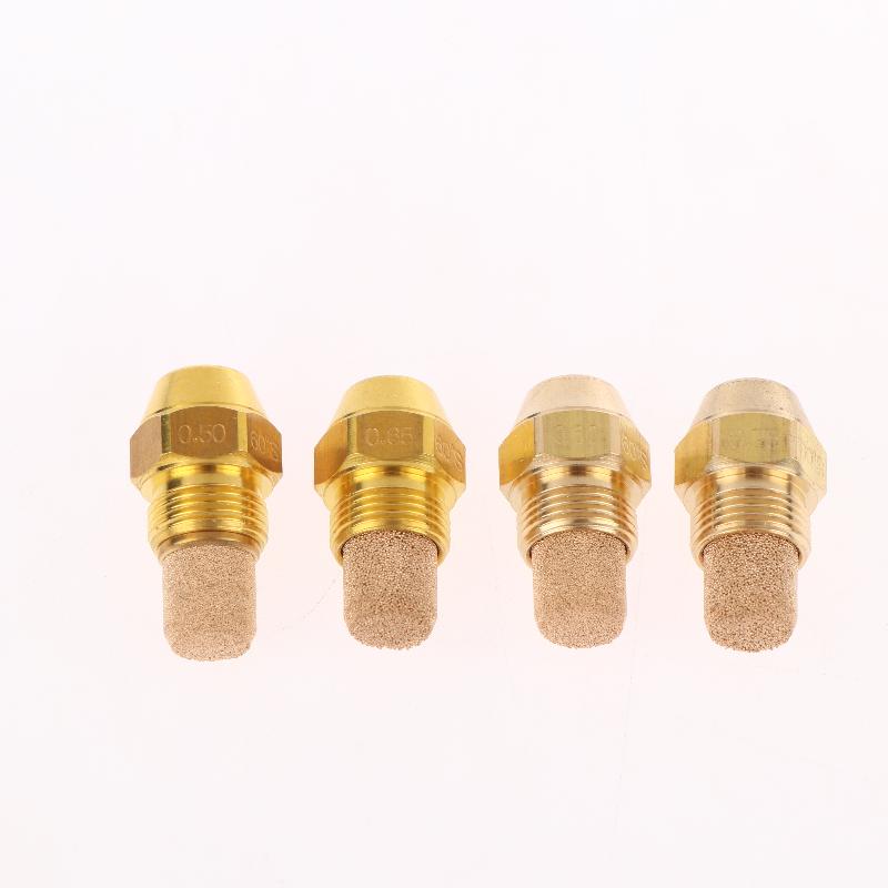 Brass Fuel Oil Nozzle High Heat Resistant High Precision for Agricultural Greenhouse Boiler Heating Oil Burners